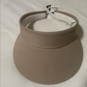 Tan Visor Hat